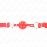 Kink - Kompletter Roter Hohlballknebel 62 x 2 cm