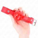 Kink - Roter Atmungsaktiver Ball 4,5 cm Knebel 65 x 2,5 cm