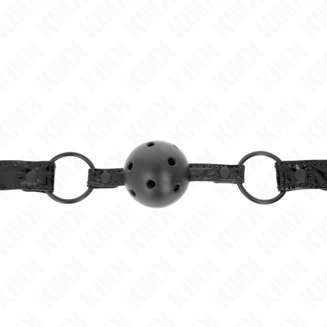 Kink - Rautenmuster-Ball 4,5 cm Gag Modell 3 64,5 cm Verstellbar 42-60 cm