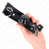 Kink - Schwarzer TPE-Ball 4 cm Knebel 60 x 2 cm