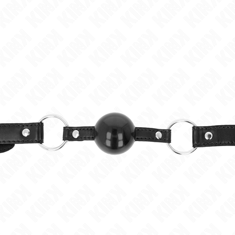 Kink - Schwarzer TPE-Ball 4 cm Knebel 60 x 2 cm