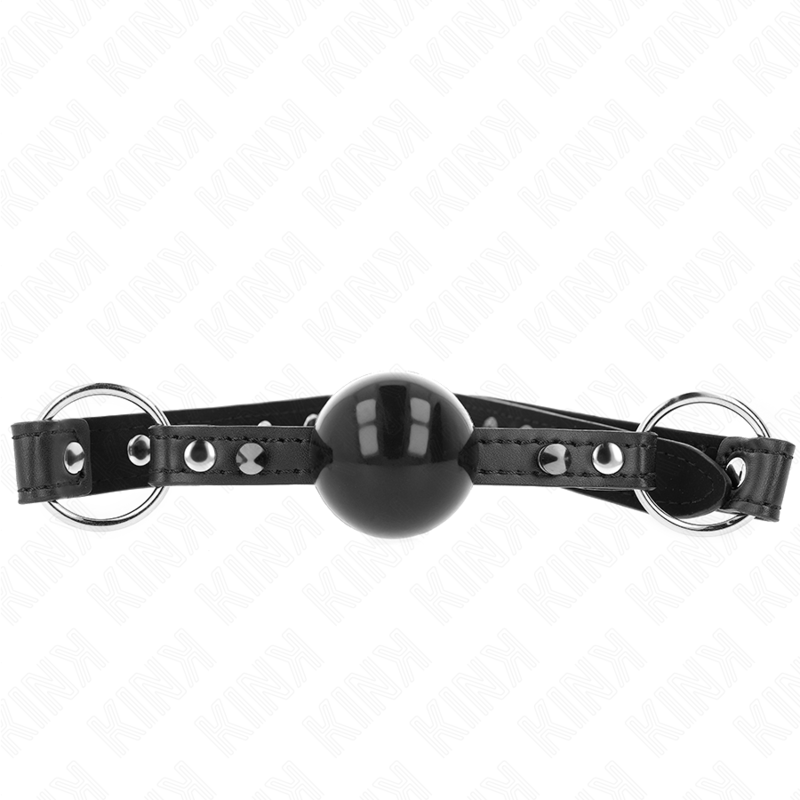 Kink - Ball 4 cm Knebel mit Spitzenniet und Schnappverschluss 65 x 2 cm