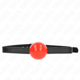 Kink - Roter Einzelner Fester Ball 4 cm Gag 65 x 1,5 cm