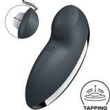 Satisfyer - Tap & Climax 2 Vibrator & Stimulator Grau