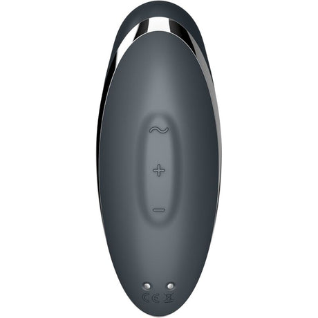 Satisfyer - Tap & Climax 2 Vibrator & Stimulator Grau