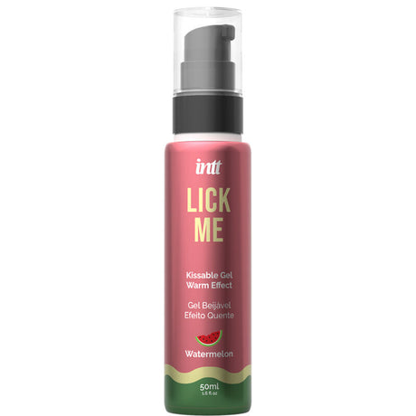 Gleitgel INTT Lick Me Wassermelone essbares mit Wärmeeffekt