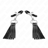 Kink - Kunstleder Quasten Nippelklemmen 6 cm