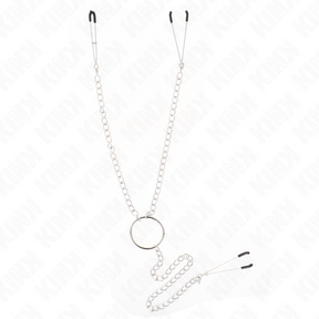Kink - Dreifach Nippel- und Klitzisklemmen mit Kette Modell 1