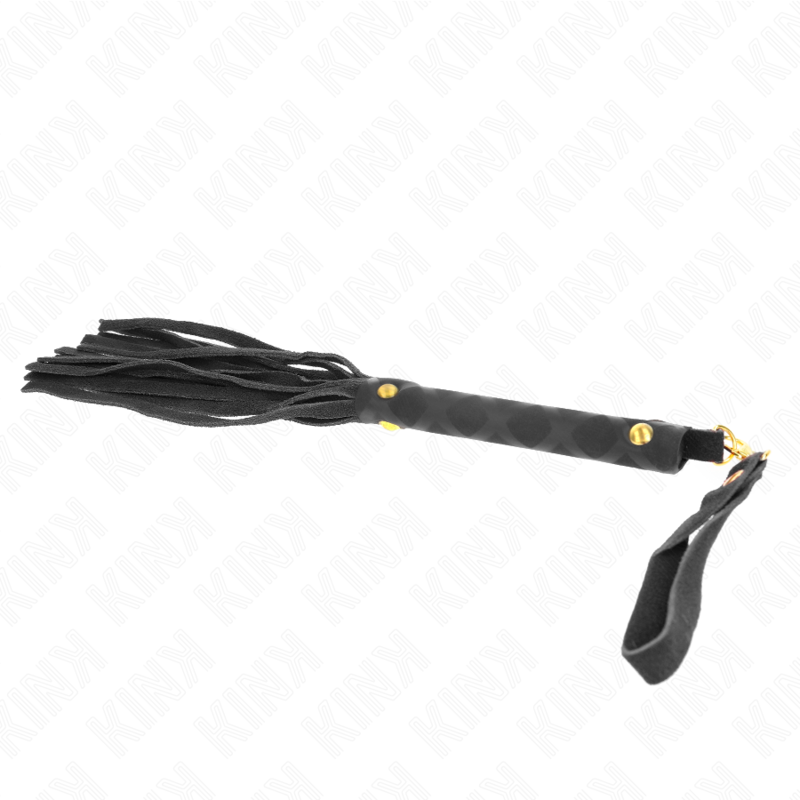 Kink - Schwarze Wildleder Mini-Peitsche 30 cm
