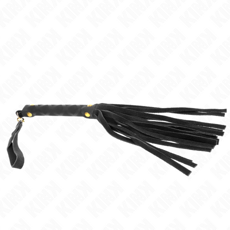 Kink - Schwarze Wildleder Mini-Peitsche 30 cm