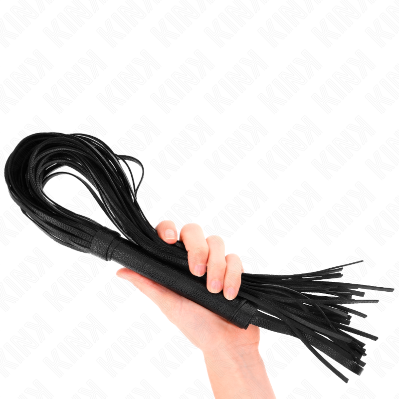 Kink - Schwarze Weich-PVC-Peitsche 70 cm