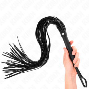 Kink - Schwarze Weich-PVC-Peitsche 70 cm
