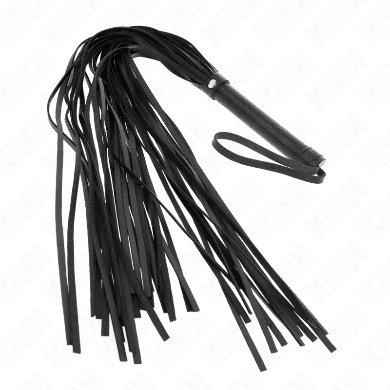 Kink - Schwarze Weich-PVC-Peitsche 70 cm