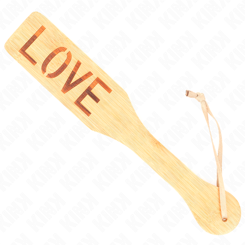 Kink - Bambuspalette Wort Liebe 32 x 5,5 cm