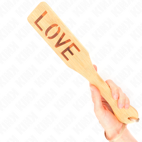 Kink - Bambuspalette Wort Liebe 32 x 5,5 cm