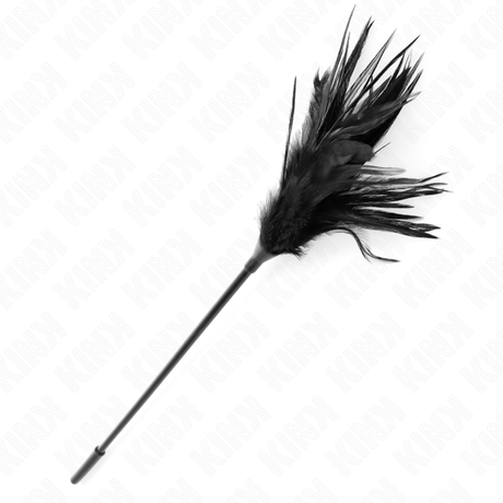 Kink - Mehrere Schwarze Kitzelfedern 45 cm