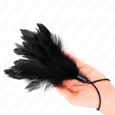 Kink - Tickle Feathers mit Seilgriff Kunststoffbasis 15 cm