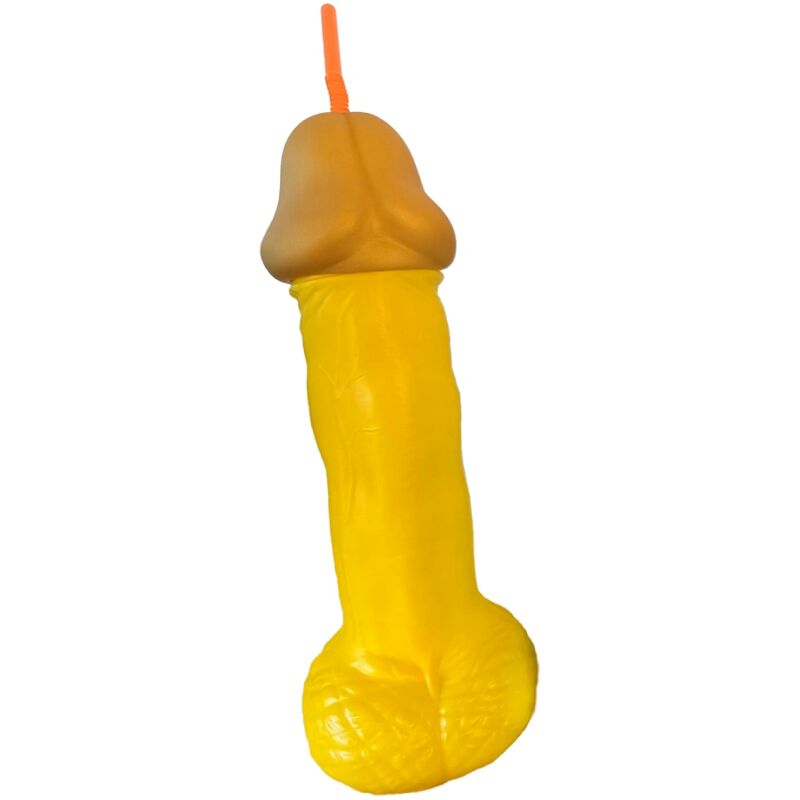 Diablo Picante - Gelbe Penisbecher aus Kunststoff