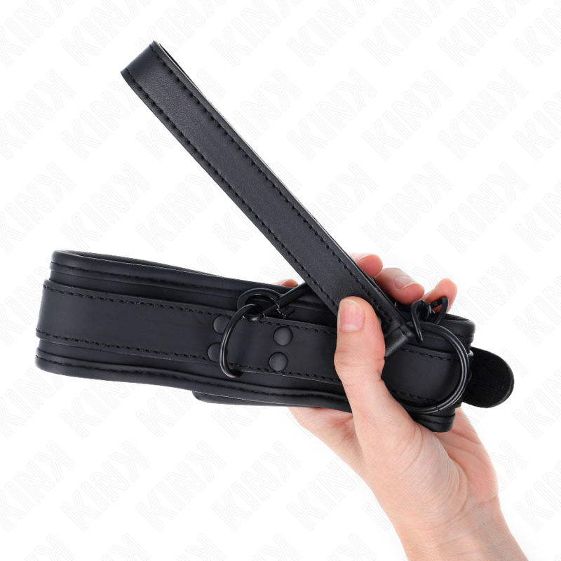 Kink - Neopren Bondage Halsband Modell 1 mit Gürtel 78 cm Verstellbar 37,5 x 49,5 cm