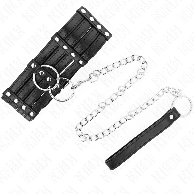 Kink - Halskette mit Gürtel 65 cm Sub Style Verstellbar 35-51 cm x 7 cm