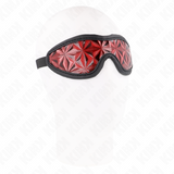 Kink - Rotes Stirnband mit Rautenmuster 20,5 x 6 cm