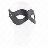 Kink - Kunstledermaske mit Nieten Modell 1 26 x 8 cm