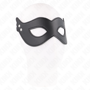 Kink - Kunstledermaske mit Nieten Modell 1 26 x 8 cm