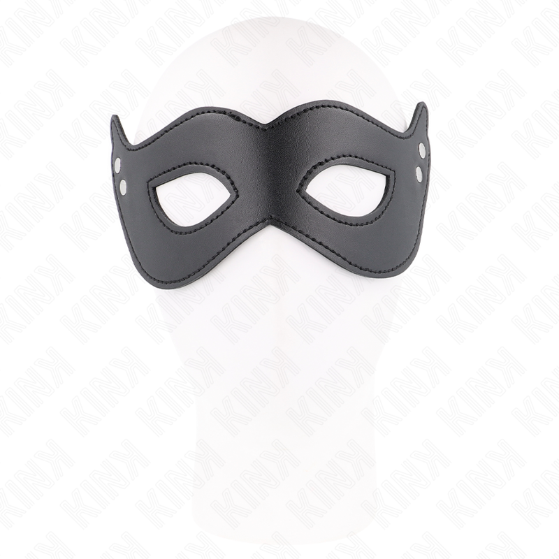 Kink - Kunstledermaske mit Nieten Modell 1 26 x 8 cm