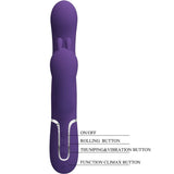 Pretty Love - Cammy Triple Vibrator Multifunktion 4 in 1 Lila
