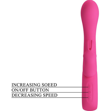 Pretty Love - Novak Rabbit Vibrator 12 Vibrationen Rosa
