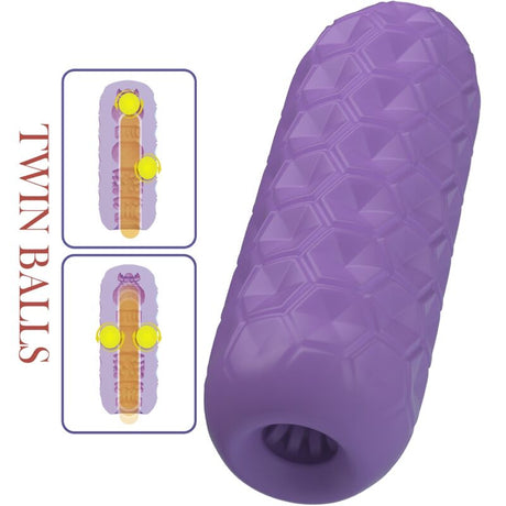 Masturbator Twin Balls Männlicher Lila.4