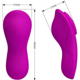 Pretty Love - Romario Auflegbarer Klitoris-Stimulator mit Fernbedienung Rosa