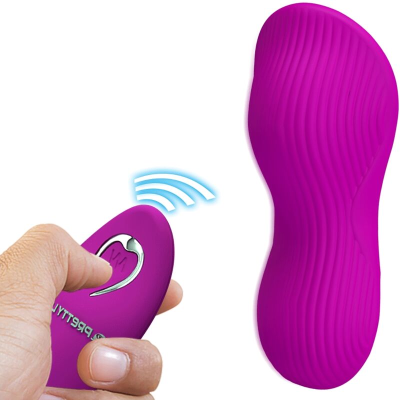 Pretty Love - Romario Auflegbarer Klitoris-Stimulator mit Fernbedienung Rosa