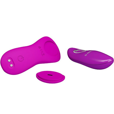 Vibrator Romario Auflegbarer Klitoris-Stimulator mit Fernbedienung Rosa.3