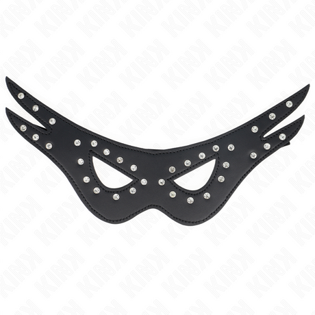 Kink - Sexy Kunstledermaske Modell 2 27 x 13 cm