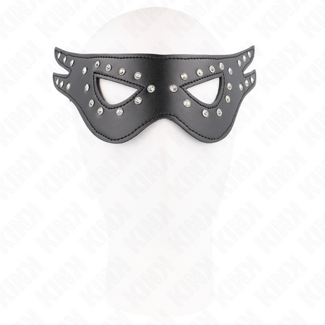 Kink - Sexy Kunstledermaske Modell 2 27 x 13 cm