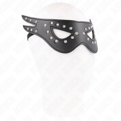 Kink - Sexy Kunstledermaske Modell 2 27 x 13 cm
