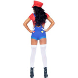 Leg Avenue - Sexy Kostüm Mario Bros Rot/Blau S