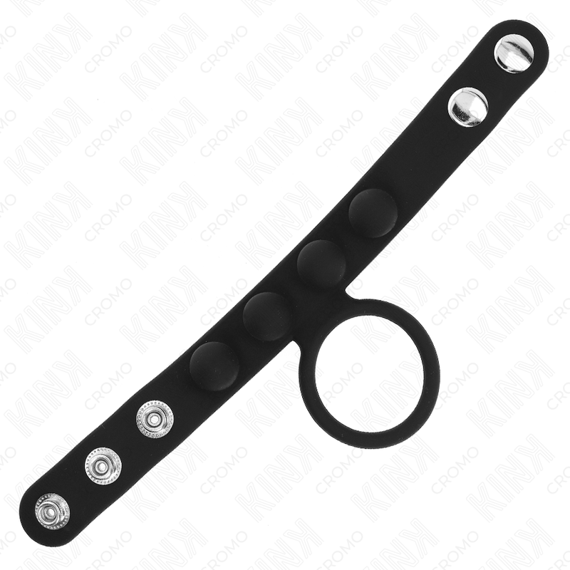 Kink - Leder Penisring 3,5 cm mit Druckverschluss 23 x 2 cm