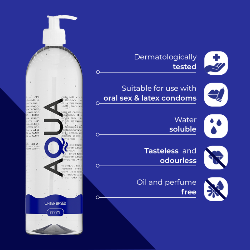 Aqua Quality - Gleitmittel auf Wasserbasis 1000 ml