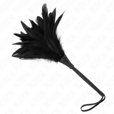 Kink - Black Maids Hornform Tickle Hühnerfedern 36 cm