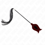 Kink - Rosenform Quastenpeitsche aus Silikon 45 cm