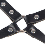 Subblime - 953690 Handschellen mit Bondage-Gürtel Schwarz Eine Grösse