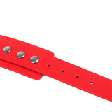 Subblime - 953706 Handschellen mit Bondage-Gürtel Rot Eine Grösse