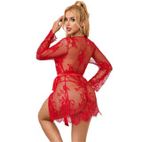 Subblime - 953782 Spitzen-Nachthemd + String Rot L/XL