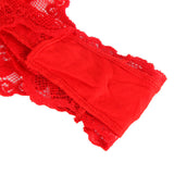 Subblime - 953973 Sexy Body mit Rüschen + Gürtel Rot S/M