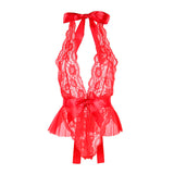 Subblime - 953973 Sexy Body mit Rüschen + Gürtel Rot S/M