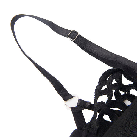 SUBBLIME - 954055 SEXY SPITZEN-BODY SCHWARZ S/M