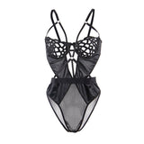 Subblime - 954055 Sexy Spitzen-Body Schwarz S/M