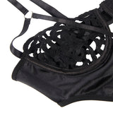Subblime - 954055 Sexy Spitzen-Body Schwarz S/M